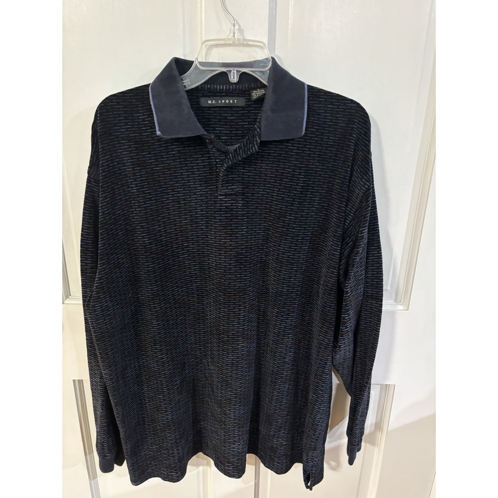 90's Vintage ME Sport Collared Sweater